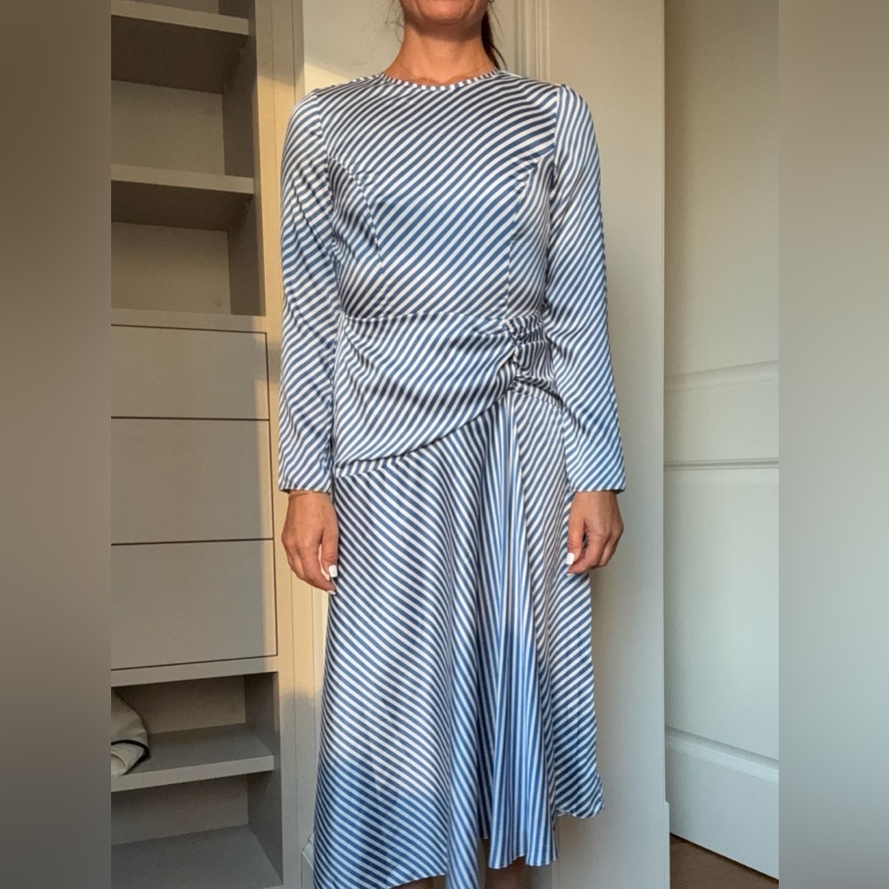 ASOS Blue and White Striped Fabric